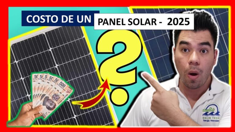 costo de paneles solares en mexico