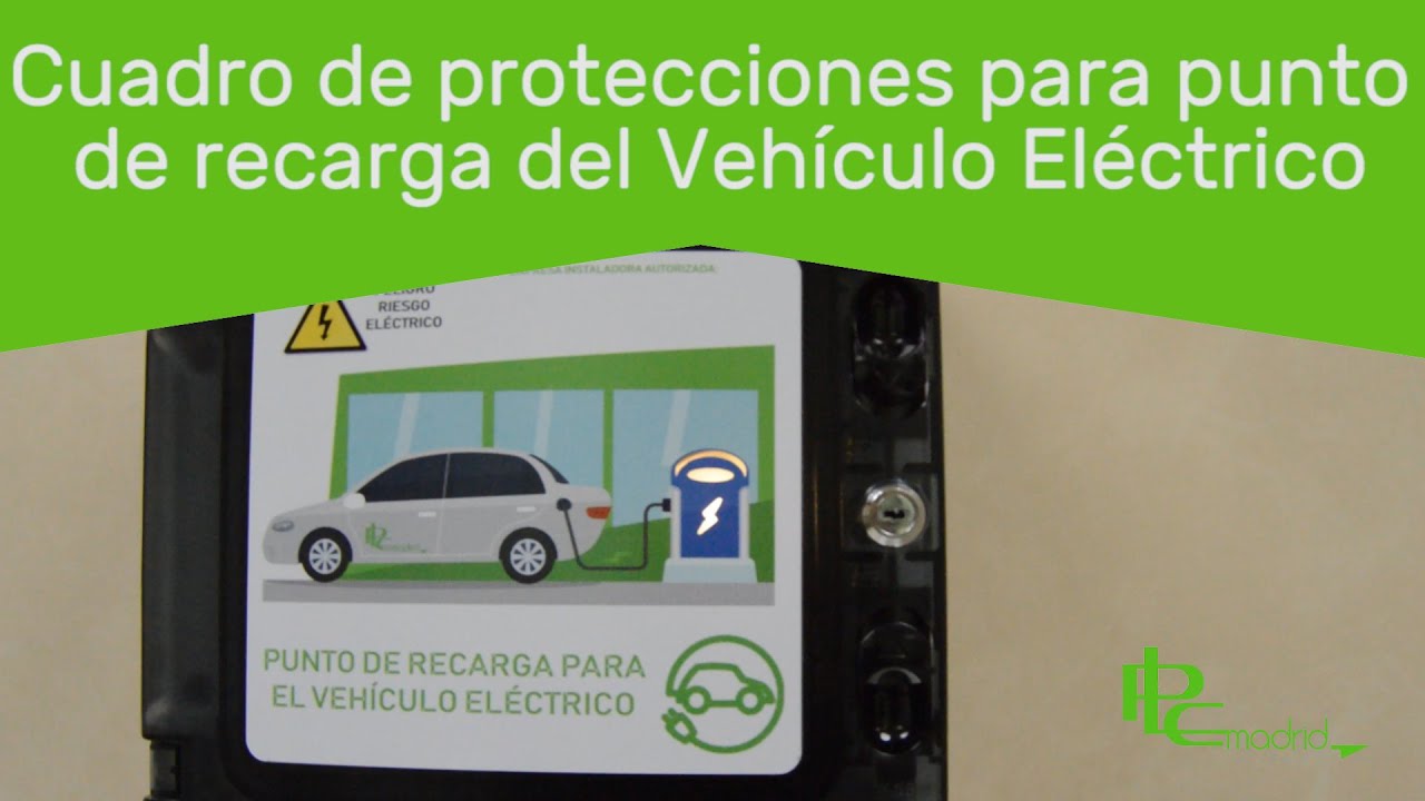 cuadro eléctrico para cargador de coche eléctrico