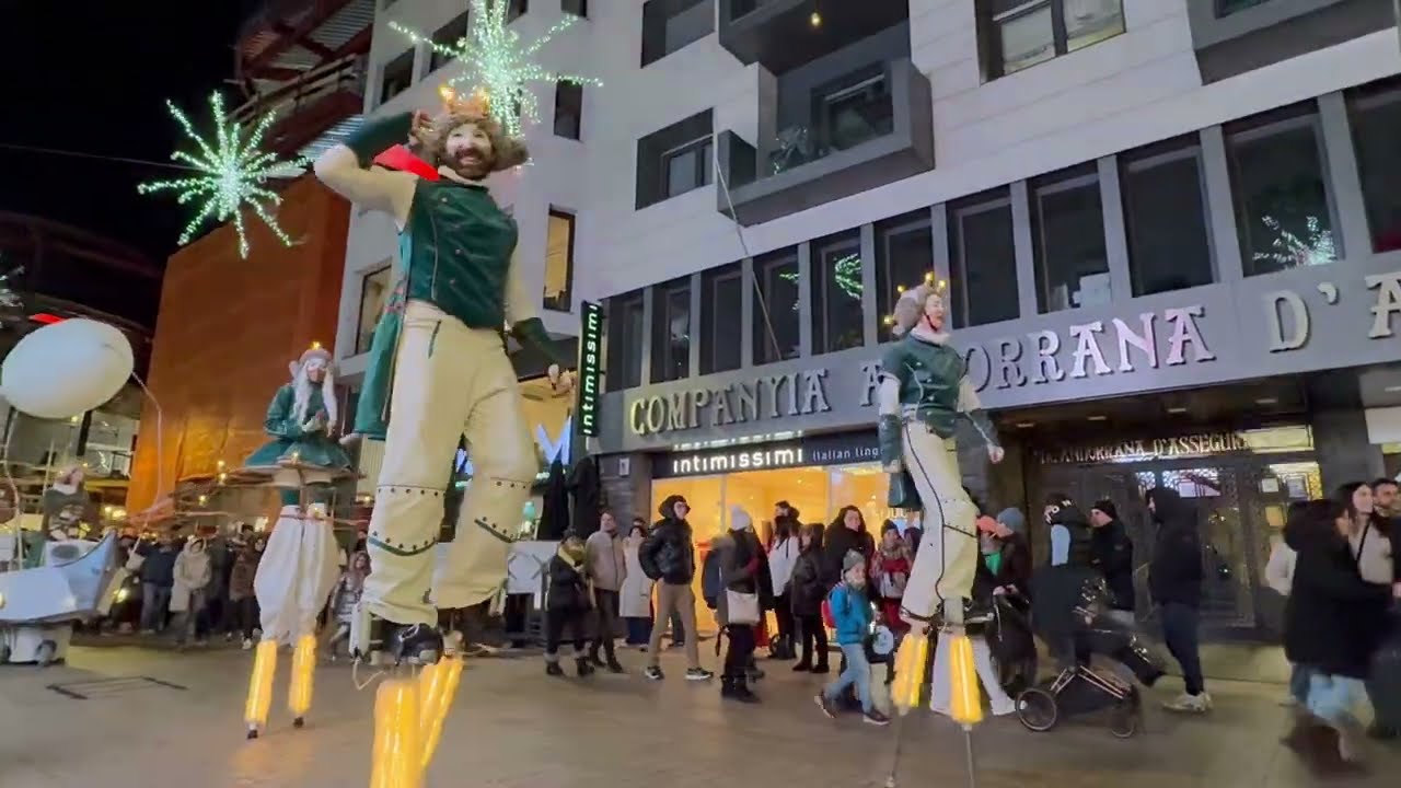 cuando ponen las luces de navidad en andorra
