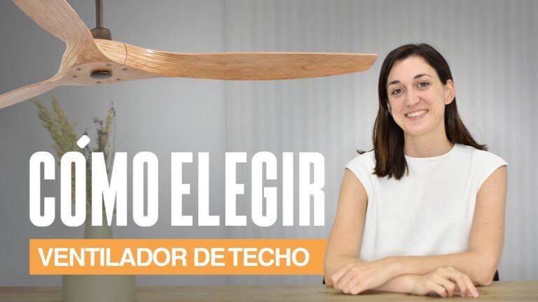 cuantas aspas debe tener un ventilador de techo