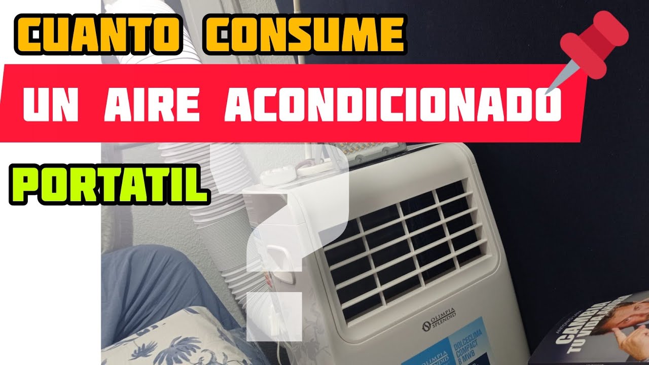 cuanto consume un aire acondicionado portátil
