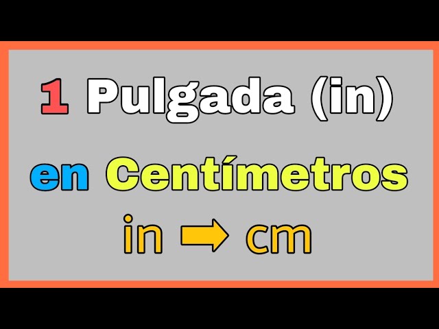 cuanto son 42 pulgadas en centimetros