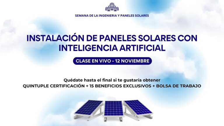 curso de instalador de placas solares