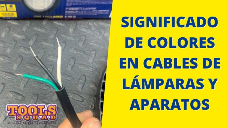 de que color es el cable a tierra