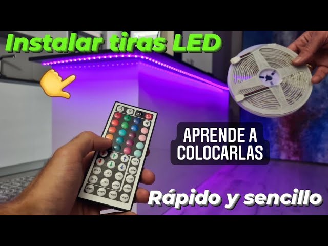 donde poner tiras led en casa