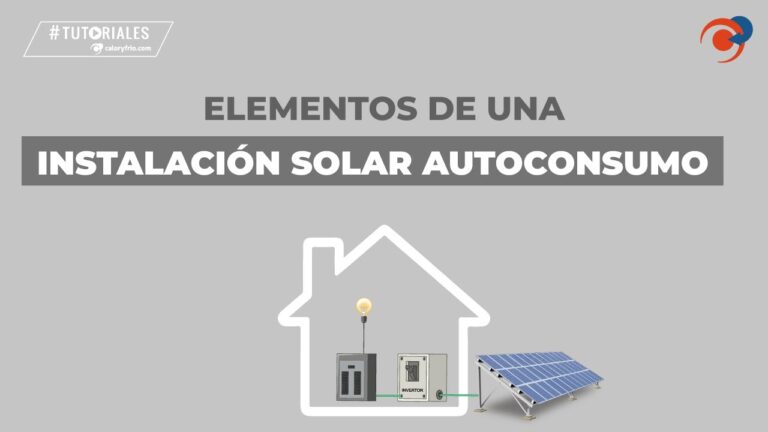 elementos de una instalación solar fotovoltaica