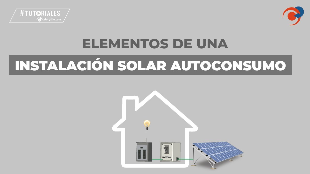 elementos de una instalación solar fotovoltaica