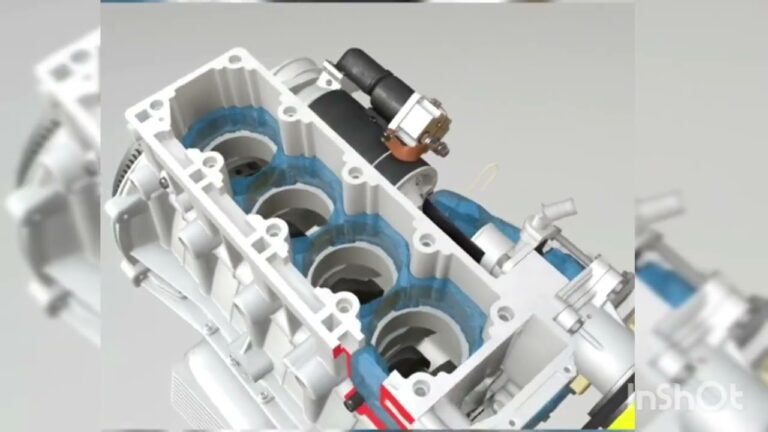 entrada y salida de agua en un radiador