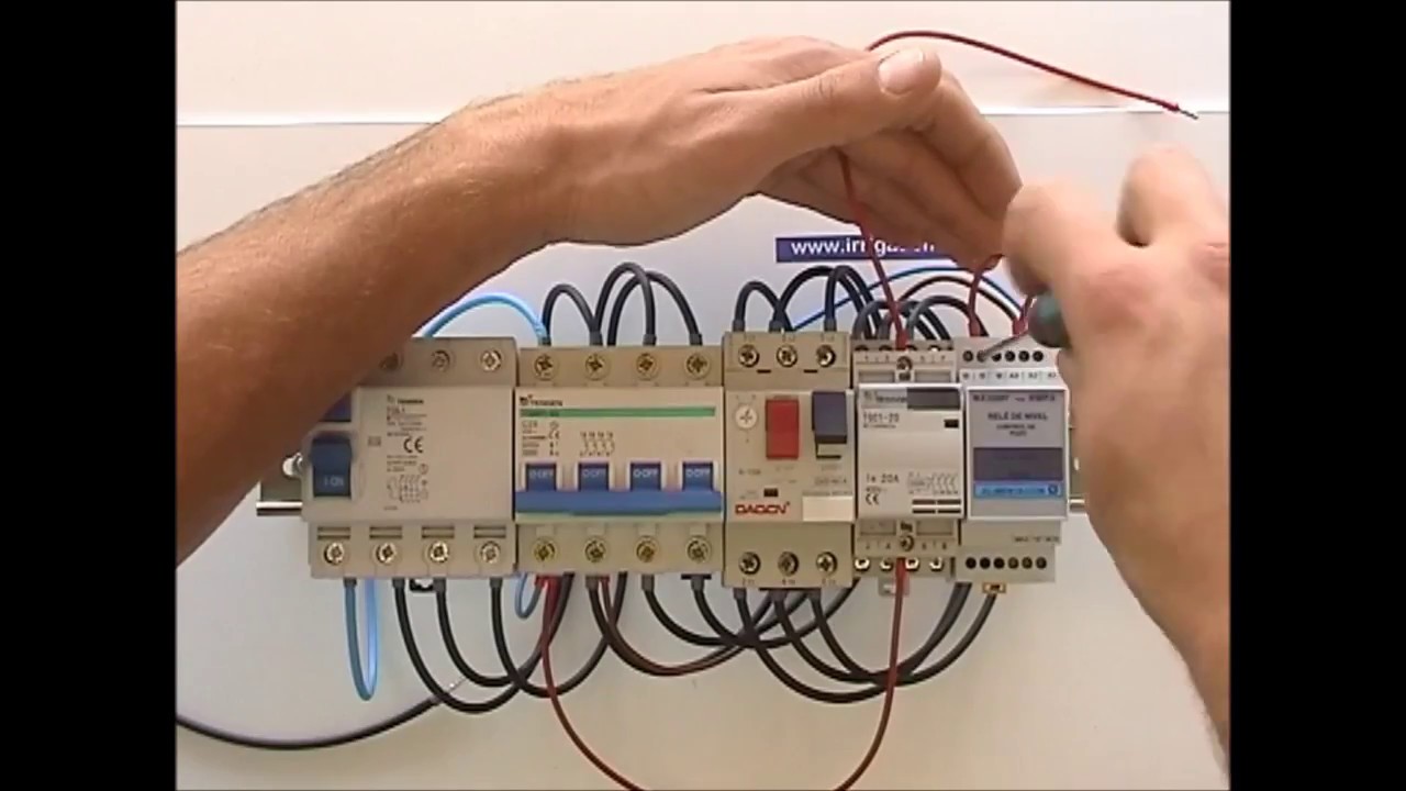 esquema eléctrico cuadro para bomba pozo