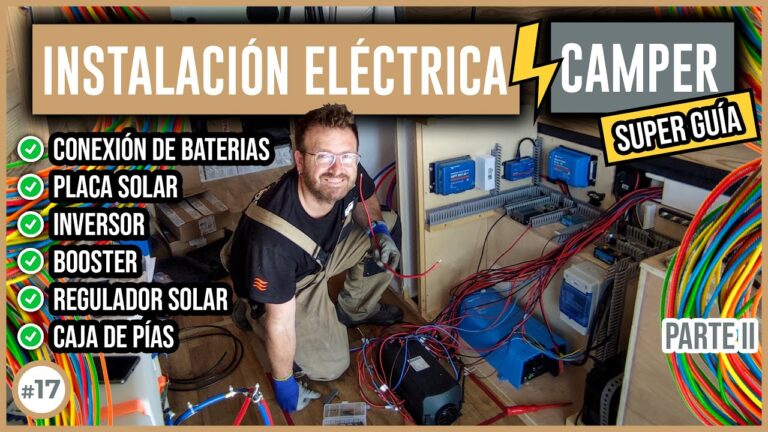 esquema instalación eléctrica camper con placa solar