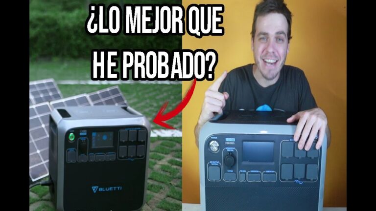 estacion de energia portatil con panel solar