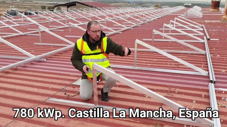 estructuras para placas solares en cubierta