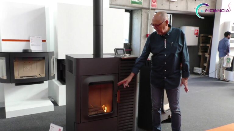 estufa mixta pellets y leña canalizable