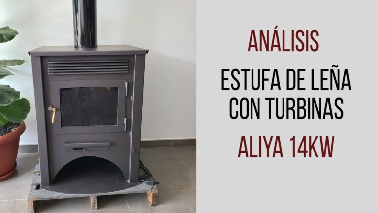 estufas de leña con turbina de aire