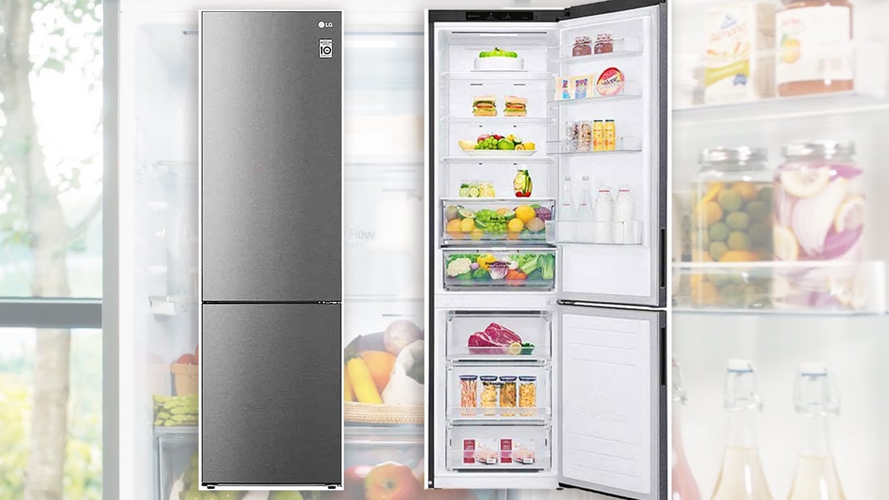 frigorífico combi lg 203 cm inox antihuellas c