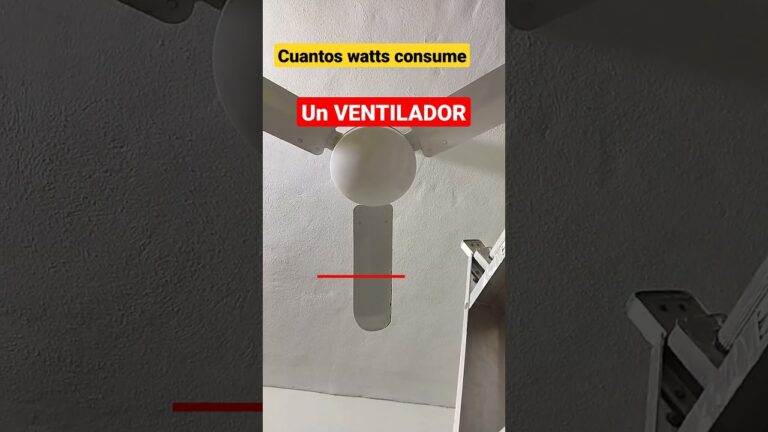gasta mucho un ventilador de techo