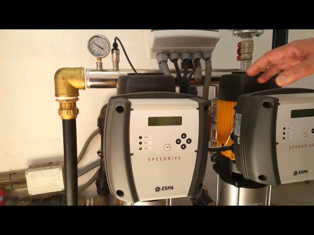 grupo de presión con variador de frecuencia