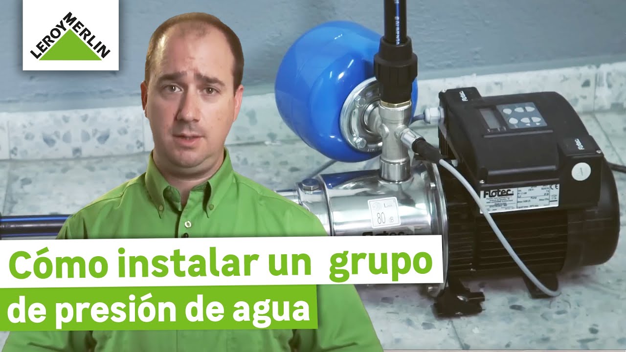grupo de presion de agua con deposito