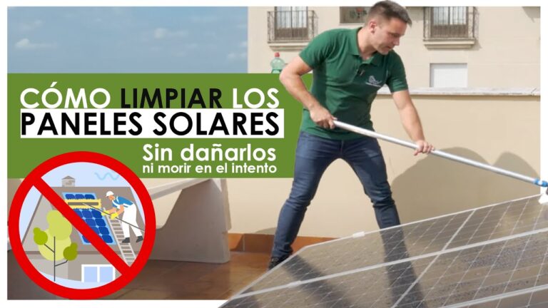 hay que limpiar las placas solares