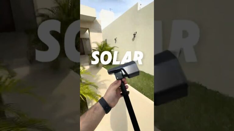 iluminación led solar para tu jardín solamis