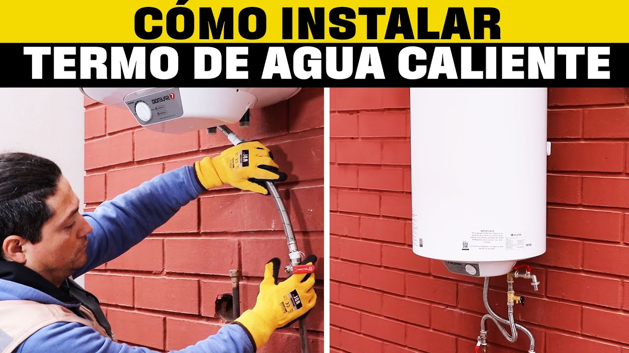 instalar termo eléctrico en el baño