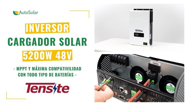 inversor cargador 3000w 24v mppt tensite