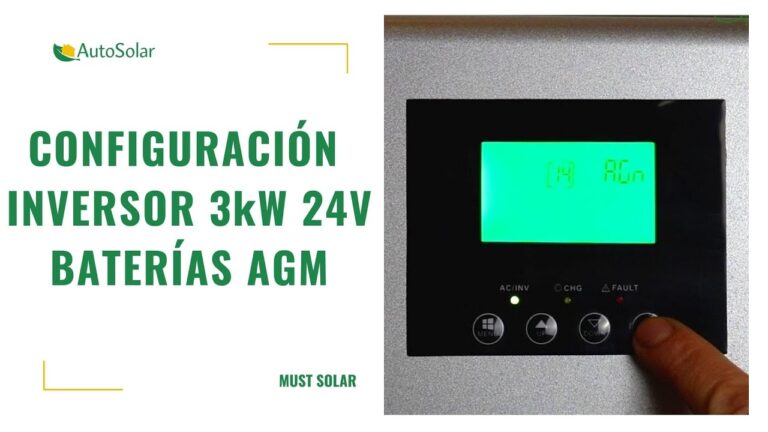 inversor cargador 3000w 24v must solar