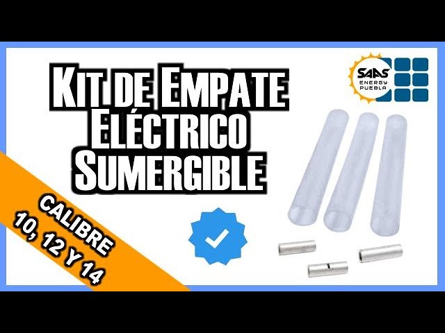 kit de empalme para cable sumergible
