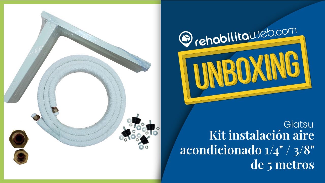 kit instalacion aire acondicionado 1/4 3/8