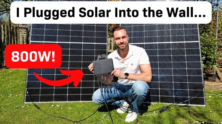 kit solar 800w plug and play
