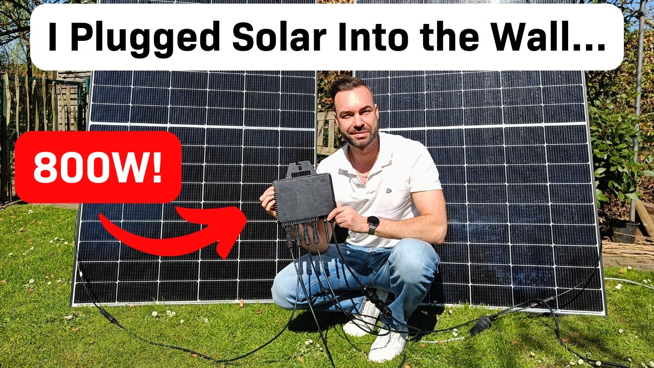 kit solar 800w plug and play