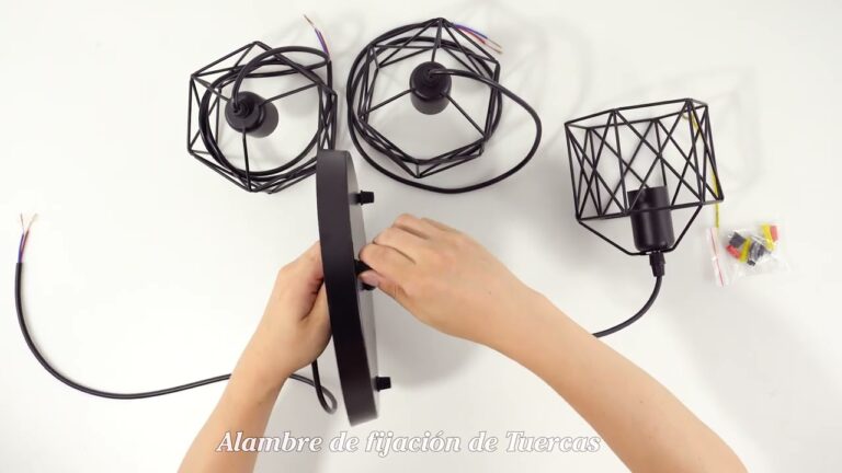 lámpara de techo colgante 3 luces