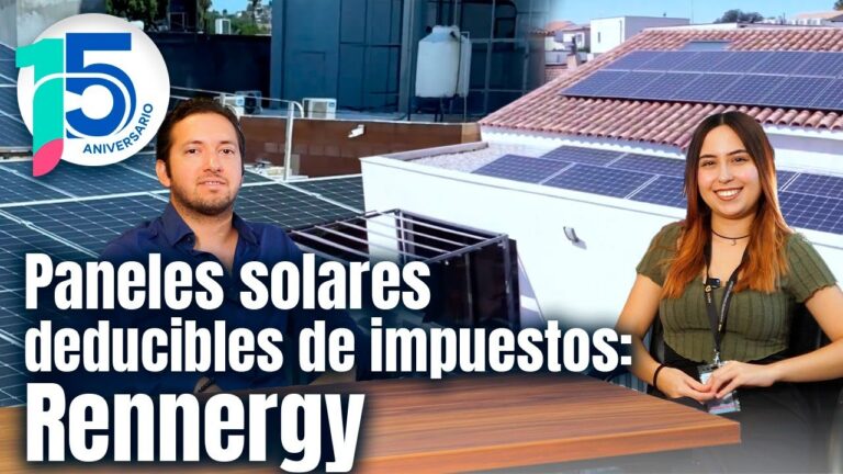 los paneles solares son deducibles de impuestos