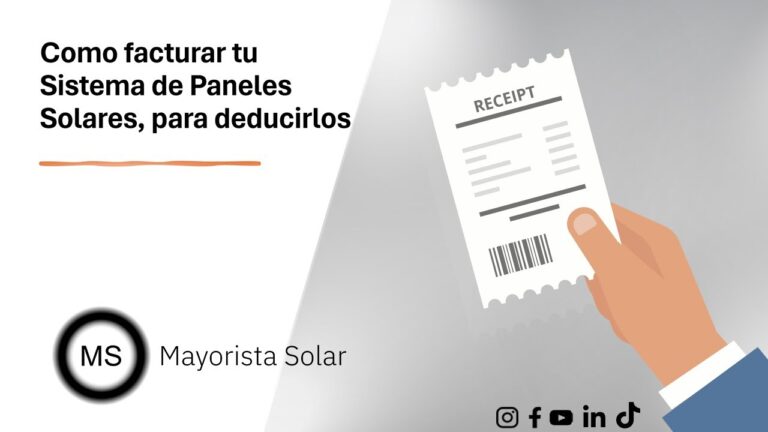 los paneles solares son deducibles de impuestos para personas físicas