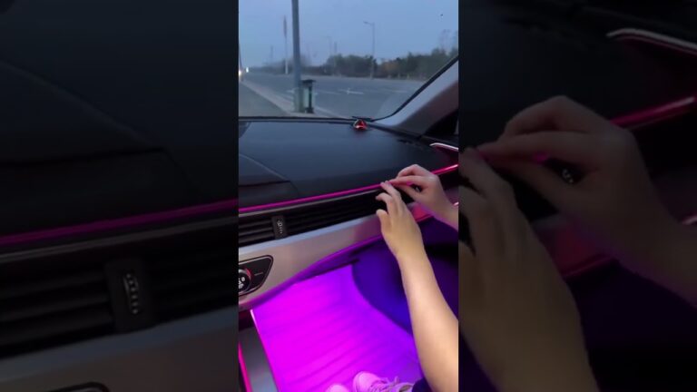 luces led interior coche sin cables