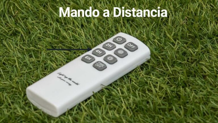 luz solar con mando a distancia