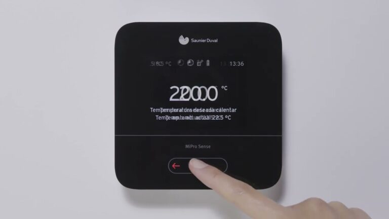 mando de pared aire acondicionado saunier duval