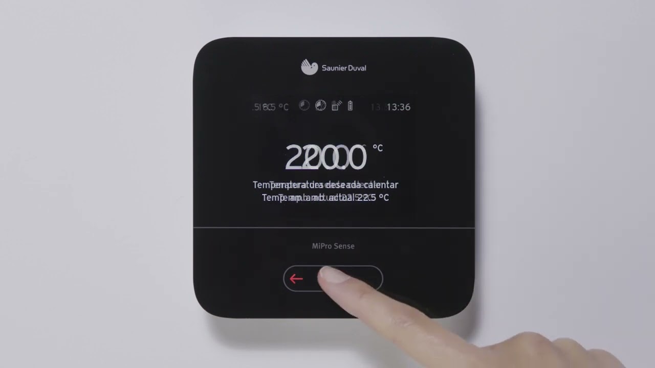 mando de pared aire acondicionado saunier duval