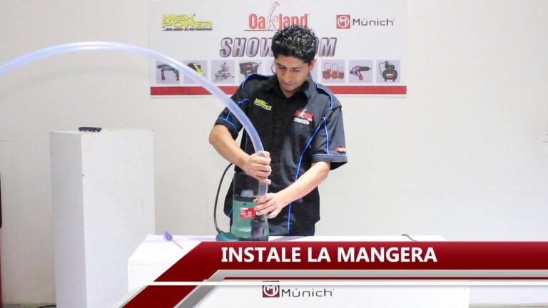 manguera para bomba de agua sumergible