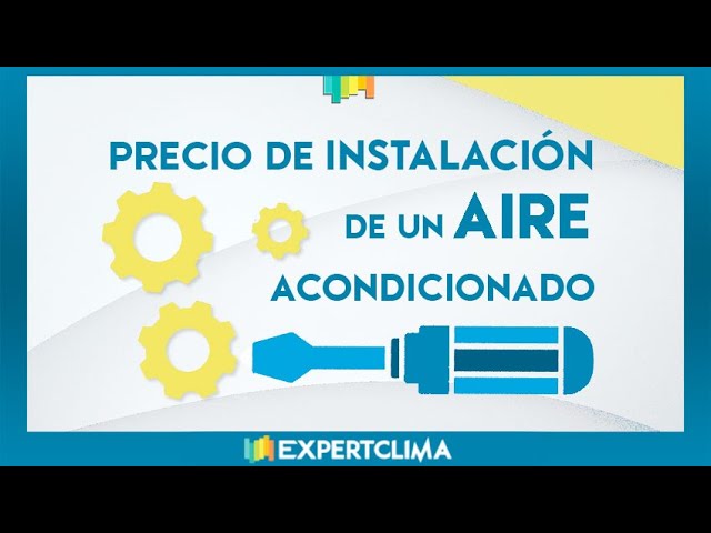 mano de obra instalar aire acondicionado