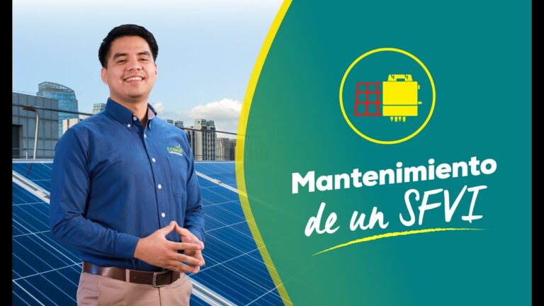manual de mantenimiento de un sistema fotovoltaico