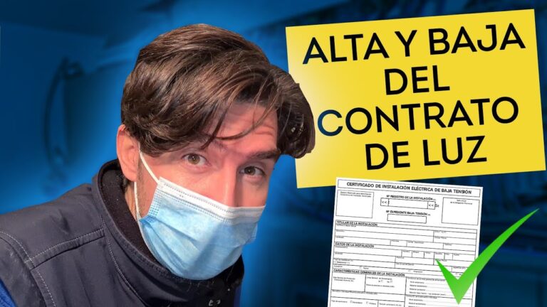 me han dado de baja el contrato de luz