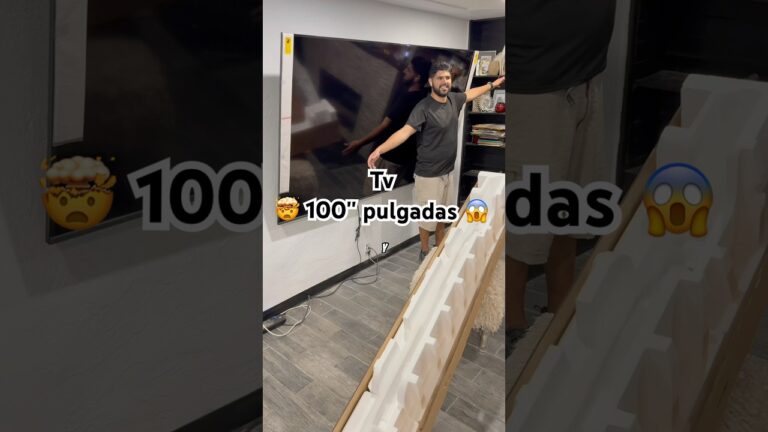 medidas de un televisor de 100 pulgadas