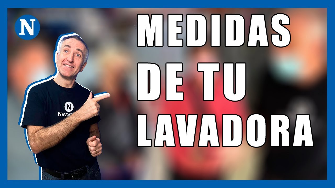 medidas de una lavadora y secadora