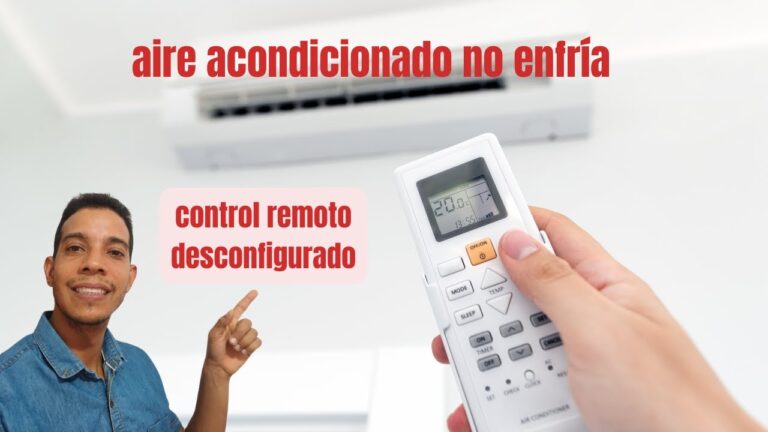 no sale calor del aire acondicionado