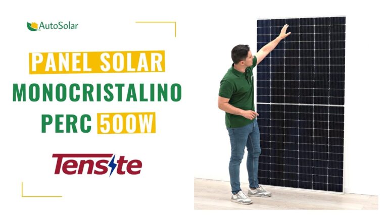 panel solar 550w monocristalino perc tensite