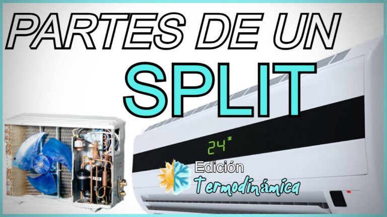 partes de un aire acondicionado split
