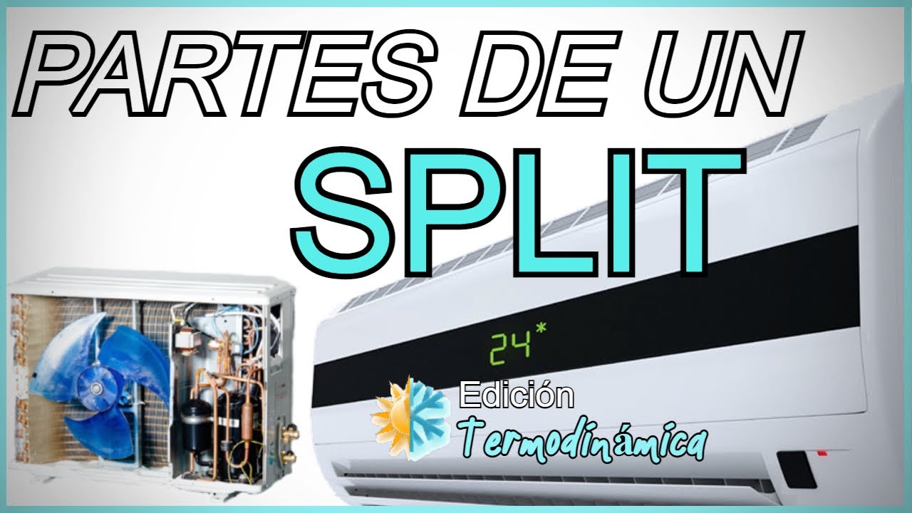 partes de un aire acondicionado split