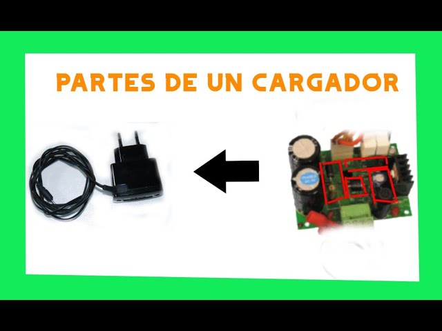 partes de un cargador de movil