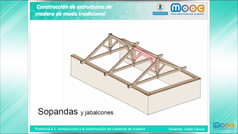partes de un tejado a dos aguas